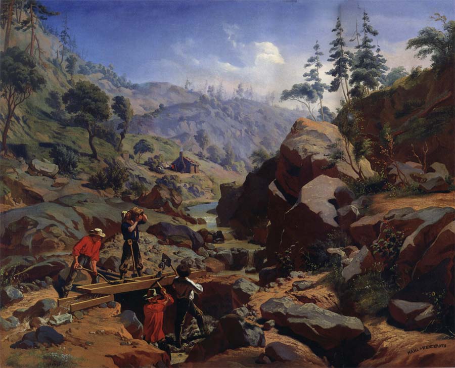 Charles Christian Nahl and august wenderoth Miners in the Sierras